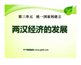 《两汉经济的发展》统一国家的建立PPT课件7