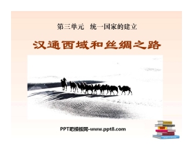 《汉通西域和丝绸之路》统一国家的建立PPT课件6