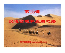 《汉通西域和丝绸之路》统一国家的建立PPT课件4