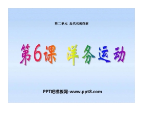 《洋务运动》近代化的探索PPT课件4