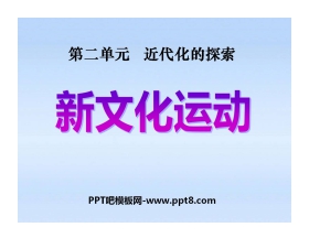 《新文化运动》近代化的探索PPT课件3