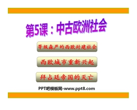 《中古欧洲社会》亚洲和欧洲的封建社会PPT课件5
