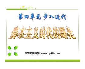《资本主义时代的曙光》步入近代PPT课件3