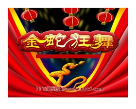 《金蛇狂舞》PPT课件2