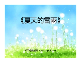 《夏天的雷雨》PPT课件
