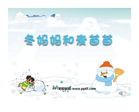 《冬妈妈和麦苗苗》PPT课件