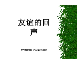 《友谊的回声》PPT课件3