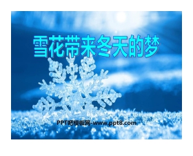 《雪花带来冬天的梦》PPT课件2