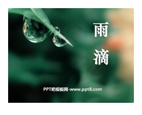 《雨滴》PPT课件2