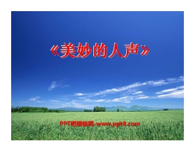 《美妙的人声》PPT课件2