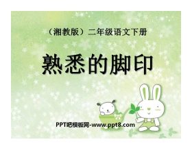 《熟悉的脚印》PPT课件2