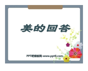 《美的回答》PPT课件