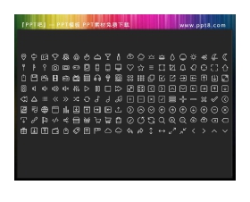4000个矢量可编辑的PPT图标下载