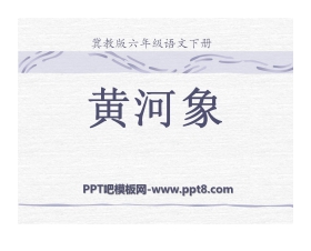 《黄河象》PPT课件5