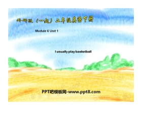 《I usually play basketball》PPT课件