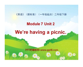 《We're having a picnic》PPT课件2