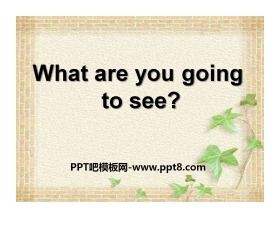 《What are you going to see?》PPT课件