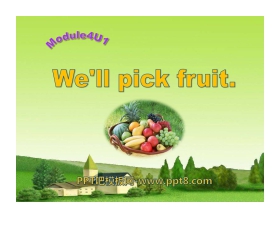 《We'll pick fruit》PPT课件4