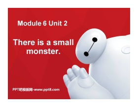 《There is a small monster》PPT课件3