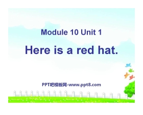 《Here's a red hat》PPT课件5