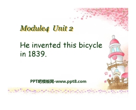 《He invented this bicycle in 1839》PPT课件2