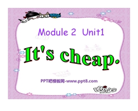 《It's cheap》PPT课件
