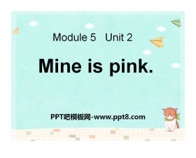 《Mine is pink》PPT课件