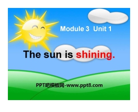 《The sun is shining》PPT课件3