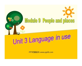 《Language in use》People and places PPT课件