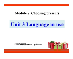 《Language in use》Choosing presents PPT课件