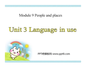 《Language in use》People and places PPT课件2