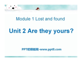 《Are they yours?》Lost and found PPT课件3