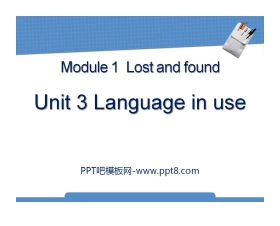 《Language in use》Lost and found PPT课件2