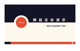 精致企业简介公司简介PPT模板下载