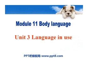 《Language in use》Body language PPT课件2