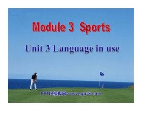 《Language in use》Sports PPT课件2