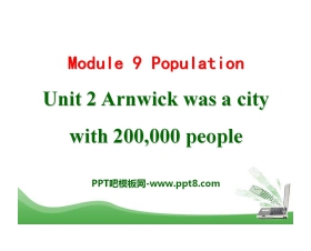 《Arnwick was a city with 200.000 people》Population PPT课件4