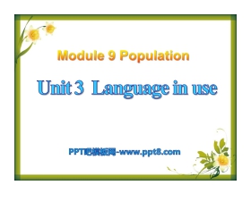 《Language in use》Population PPT课件