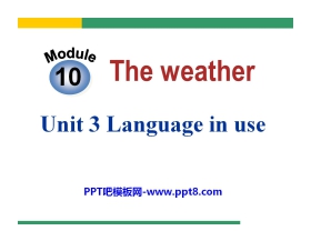 《Language in use》the weather PPT课件2