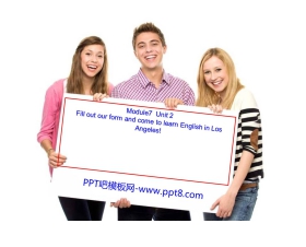 《Fill out our form and come to learn English in Los Angeles!》Summer in Los Angeles PPT课件3