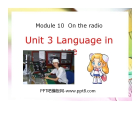 《Language in use》On the radio PPT课件2