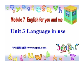 《Language in use》English for you and me PPT课件