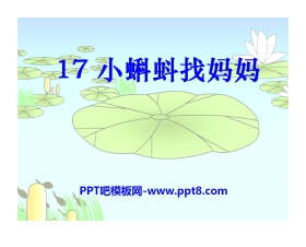 《小蝌蚪找妈妈》PPT课件8