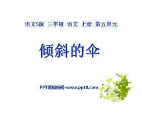 《倾斜的伞》PPT课件11