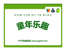 《童年乐趣》PPT课件