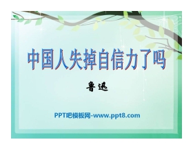 《中国人失掉自信力了吗》PPT课件9