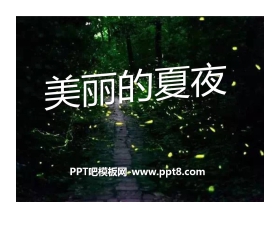 《美丽的夏夜》PPT课件