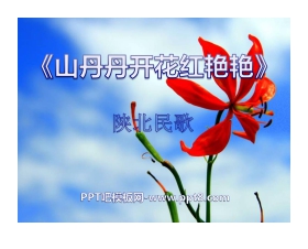 《山丹丹开花红艳艳》PPT课件4