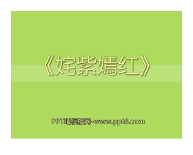 《姹紫嫣红》PPT课件