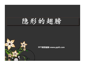 《隐形的翅膀》PPT课件